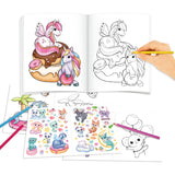 Ylvi Create Your Unicorn Colouring Bog