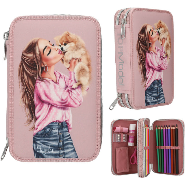TOPModel Dots Dobbelt Pencil Case