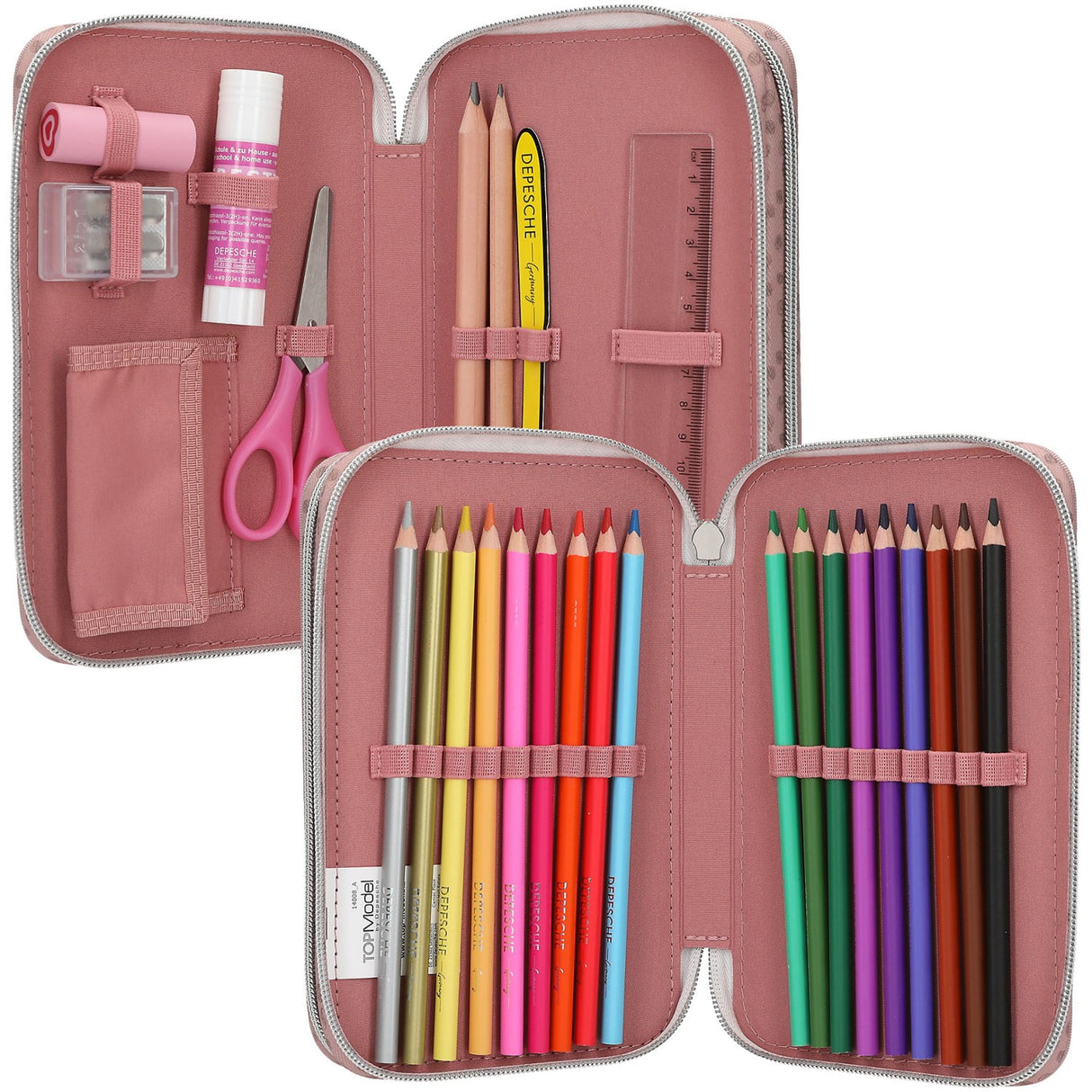 TOPModel Dots Dobbelt Pencil Case