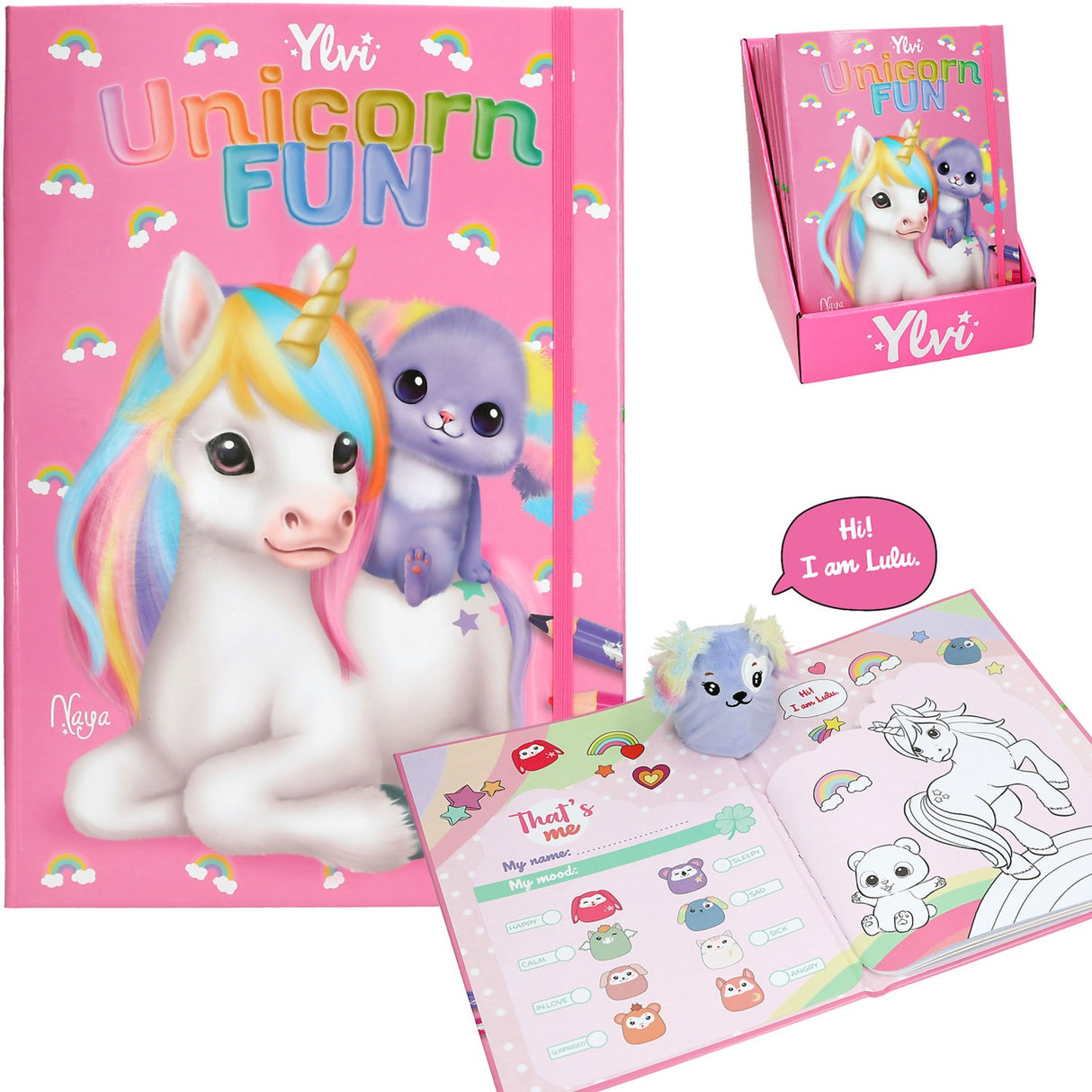 Ylvi Unicorn Fun Colouring Bog