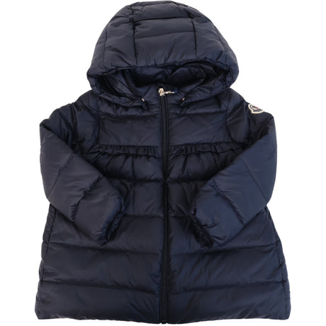 Moncler Navy Nevra Long Frakke