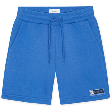 Les Deux Kids Palace Blue Sport Logo Sweatshorts