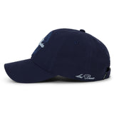 Les Deux Kids Dark Navy Globe Logo Dad Kasket