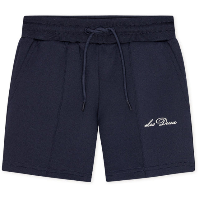 Les Deux Kids Dark Navy Ballier Crew Track Shorts