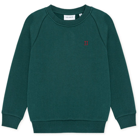 Les Deux Kids Sea Moss Green Norregaard Contrast Sweatshirt