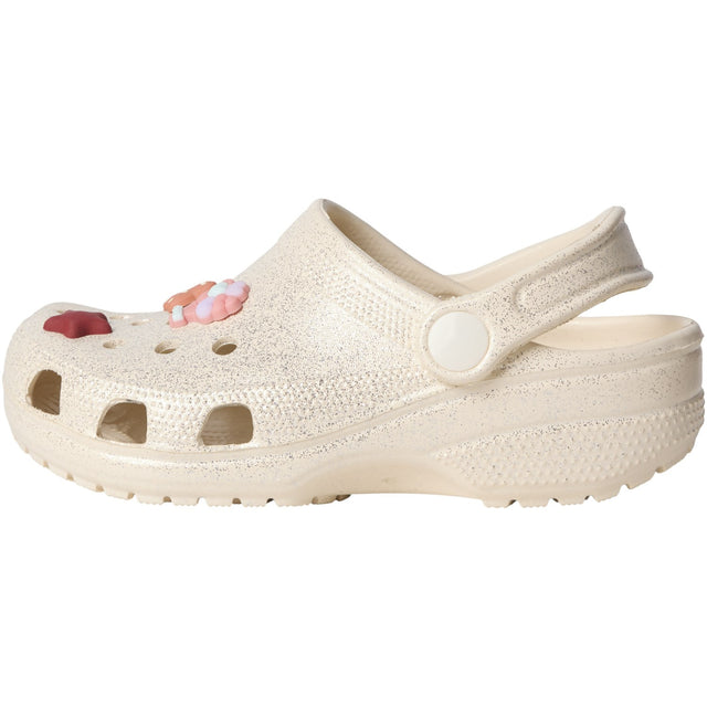 Name It Créme De Pêche Glitter Nknfame Clogs Noos