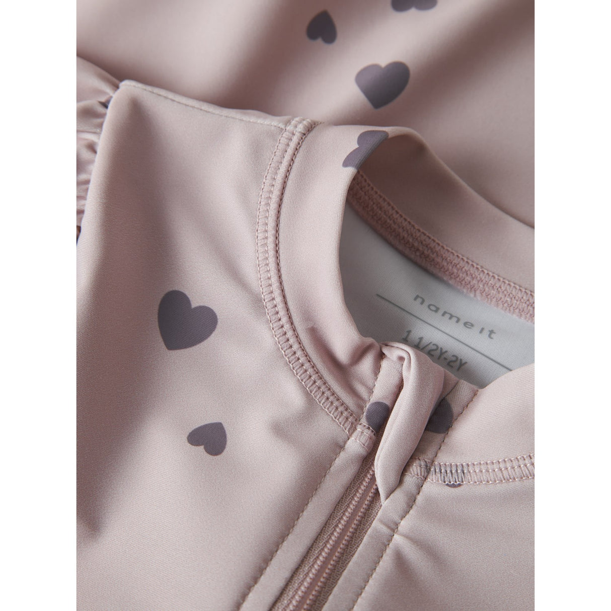 Name It Burnished Lilac Nmfzippa 3/4 Uv Badeheldragt