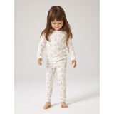 Name It Snow White Flowers + Leafs Nmfwang Uld Needle Leggings Noos