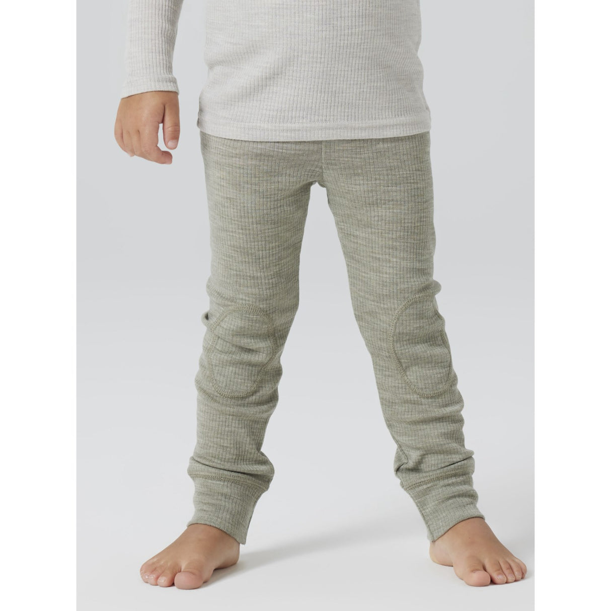 Name It Mulled Basil Nmnwax Uld Rib Leggings Noos