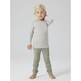 Name It Mulled Basil Nmnwax Uld Rib Leggings Noos