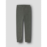 Name It Mulled Basil Nmnwax Uld Rib Leggings Noos