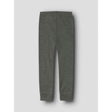 Name It Mulled Basil Nmnwax Uld Rib Leggings Noos