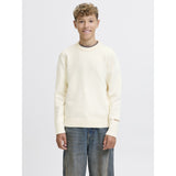 Jack & Jones Junior Sea Salt Jornorrebro Strik Crew Neck Ln Jnr