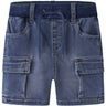 Name It Denim Blue Nmmben Baggy Dnm L Shorts 8610-To Noos