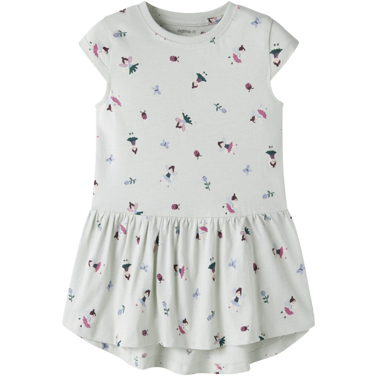 Name It Pale Aqua Fairy Garden Nmfvigga Capsl Kjole F1 Noos