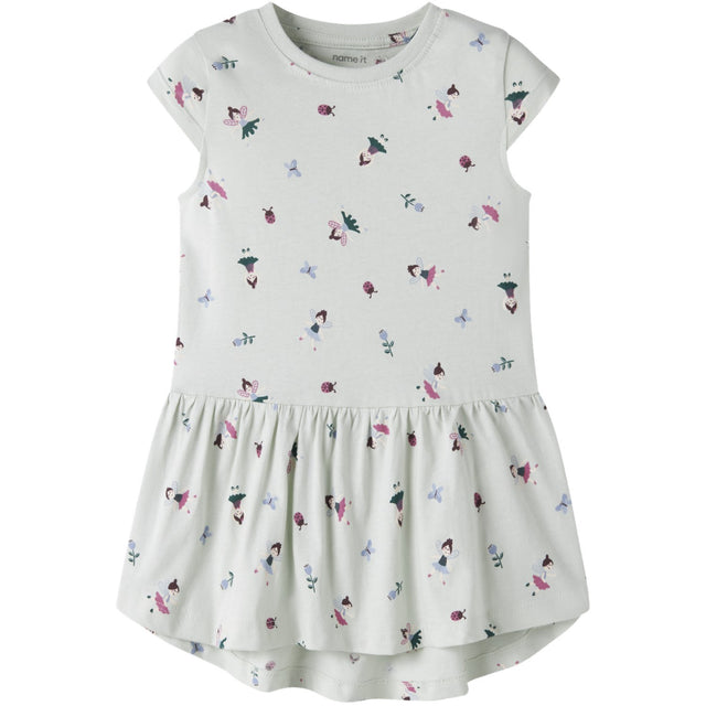 Name It Pale Aqua Fairy Garden Nmfvigga Capsl Kjole F1 Noos