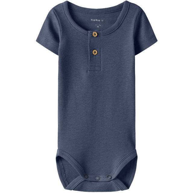 Name It Vintage Indigo Melange Nbmkab Ss Body Noos