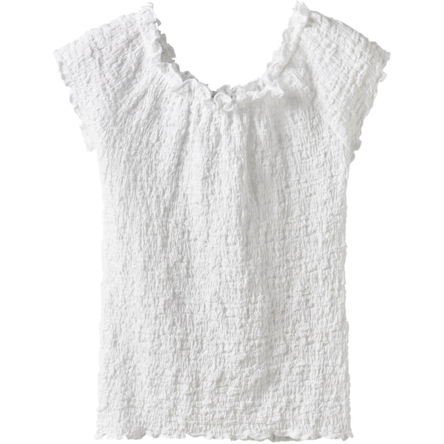 Name It Bright White Nkfhalisse Ss Top Noos