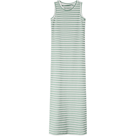 Name It Aqua Foam W. Cloud Dancer Nkfsuraja Xsl Sl Maxi Kjole Noos