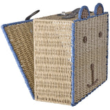 Rice Paper Rope Kuffert In Bjørn Shape Med Blue Details