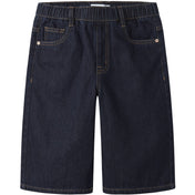 Name It Dark Blue Denim Unwashed Nkmben X Skater Dnm Bermuda 8649-By Noos