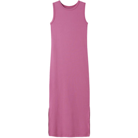 Name It Strawberry Moon Nkfnakal Sl Slim Maxi Kjole Noos
