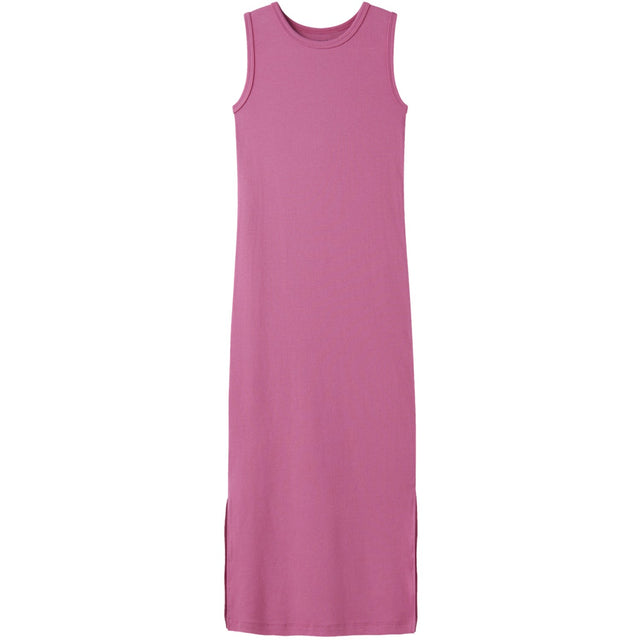 Name It Strawberry Moon Nkfnakal Sl Slim Maxi Kjole Noos
