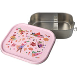 Rice Stainless Steel Lunchbox Med Moveable Divider Og Hero Print - Pink - Large - 1400 Ml