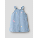 Name It Medium Blue Denim Balloons Nbfsilla Dnm Kjole 4999-Za