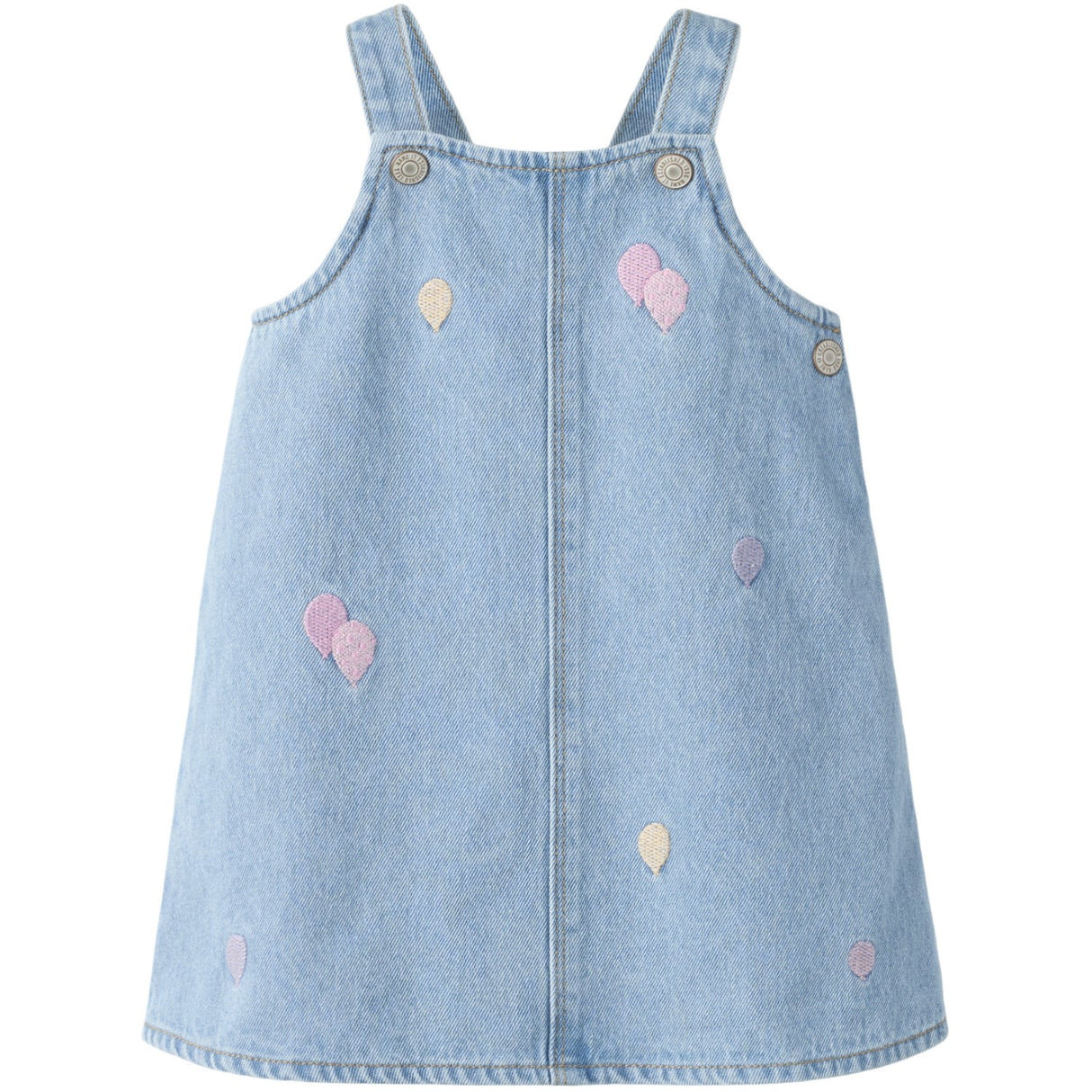 Name It Medium Blue Denim Balloons Nbfsilla Dnm Kjole 4999-Za