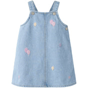 Name It Medium Blue Denim Balloons Nbfsilla Dnm Kjole 4999-Za