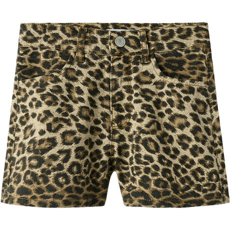 Name It Silver Mink Leopard Nkfrose Hw Shorts 4444-Td Noos