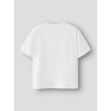 Name It Bright White Nkffora Stitch Ss Nreg Top Box Noos Wdi