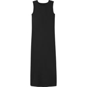 Name It Black Nkfnakal Sl Slim Maxi Kjole Noos