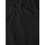 Name It Black Nkfnakal Sl Slim Maxi Kjole Noos