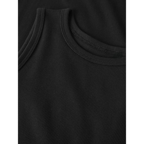 Name It Black Nkfnakal Sl Slim Maxi Kjole Noos