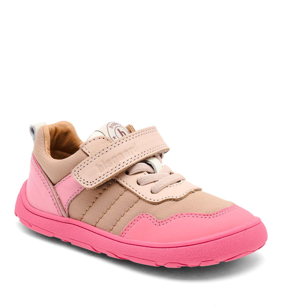 Bisgaard Pink Barefoot Baloo Velcro Sko