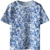Name It Subdued Blue Nmmhootball Ss Nreg Top