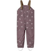 Name It Wistful Mauve Heart Bow Nmfalfa08 Softshell Smækbukser AOP Fo