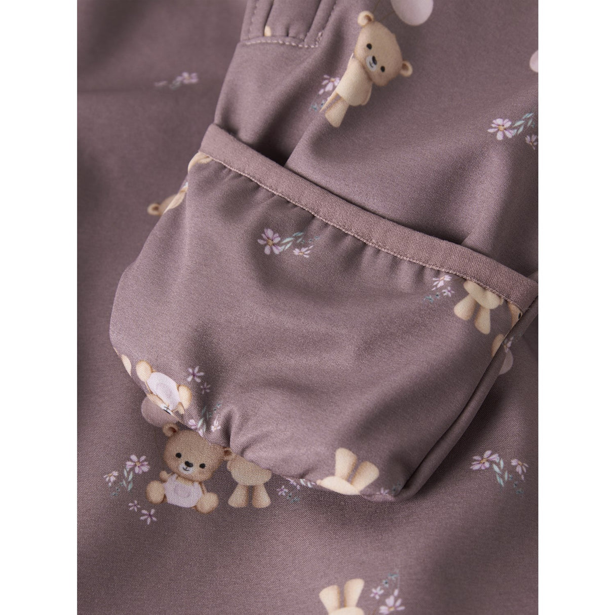 Name It Wistful Mauve Balloon Teddy Nbfalfa08 Softshell Dragt AOP Fo
