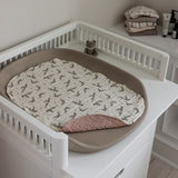 Sebra Rose Powder Blossom Changing Mat Towels 2-Pak Muslin