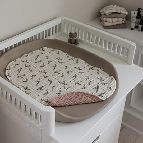 Sebra Rose Powder Blossom Changing Mat Towels 2-Pak Muslin