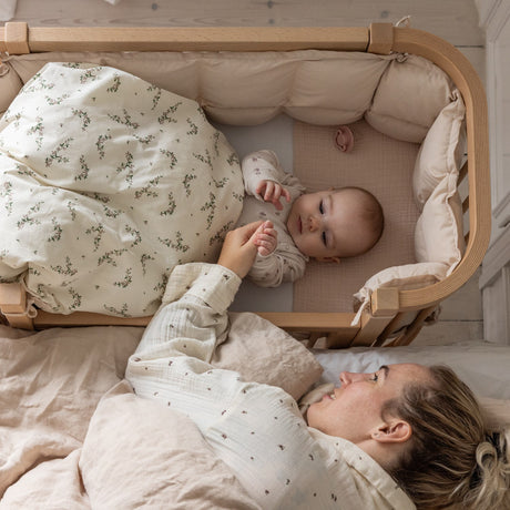 Sebra Bedside Crib Wooden Edition