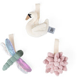 Sebra Multi Flower/Dragonfly/Swan Aktivitetslegetøj 3-Pak