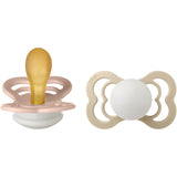 Bibs Supreme Latex Sutter Glow 2-pak Symmetrisk Blush/Vanilla