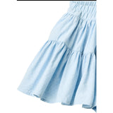 COPENHAGEN COLORS Lt. Blue Nederdel W. Tyl Lining