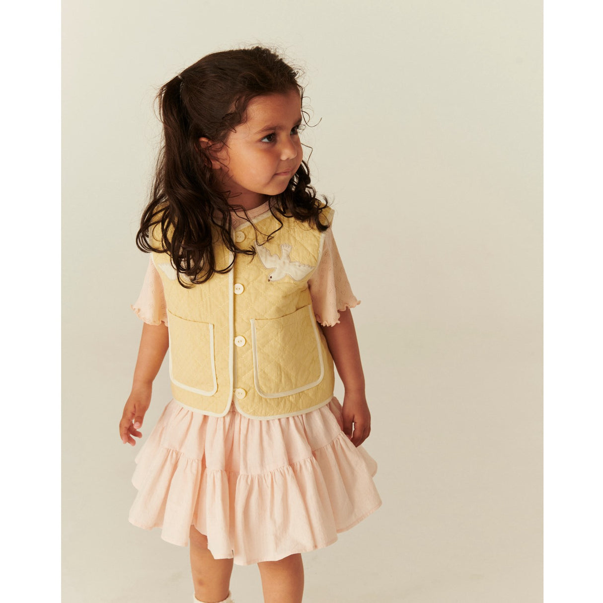 COPENHAGEN COLORS Dusty Rose Nederdel W. Tyl Lining