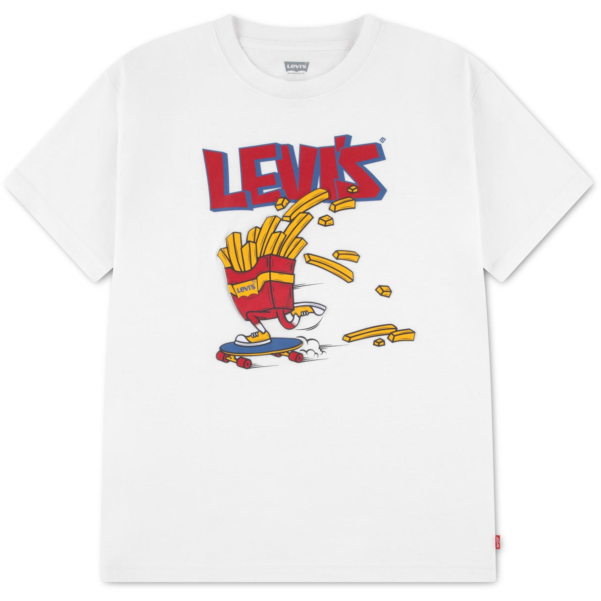 Levi's Bright White Lvb Fries On The Loose T-Shirt