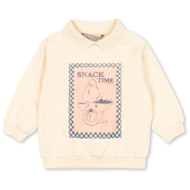 Konges Sløjd Buttercream Spotty Ls Polo Gots
