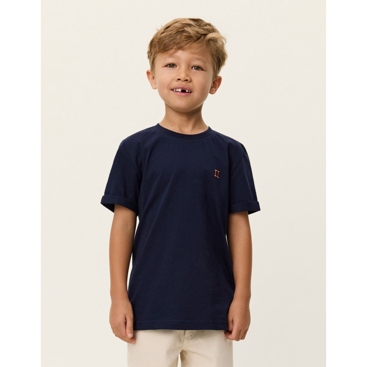 Les Deux Kids Dark Navy Norregaard T-Shirt